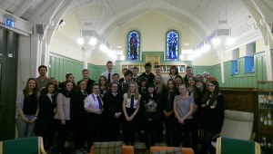 Renfrew High School visited the Cancer Support Scotland Centre November 2014.